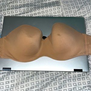 VS beige or nude strapless bra